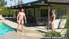 Fit Big Dick Muscle Hunk Daddy Fucking After A Swim Thumb