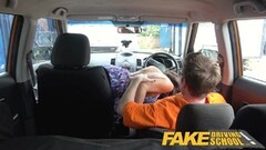 Fake Driving School Posh cheating wife babe with great tits Thumb