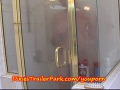 Fucking his coed neighbors daughter in Shower Thumb