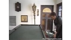 Strong orgasm on the billiard table Thumb