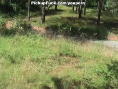 beautiful girl fuck in the mouth by the road Thumb
