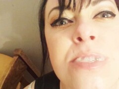 Pretty wife deep throat and cum swallow! Thumb