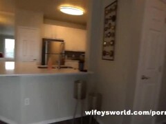 Wifey Sucks The Building Super And Swallows His Load Thumb