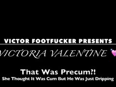 "THAT WAS PRECUM?!" - No Lube Tickling Footjob Made Me Leak! She Thought I Busted All Over Her Soles Thumb