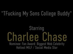 Big Titty Pervy Mom Mommy Charlee Chase Sucks Fucks & Milks Son's Best Bro! Thumb