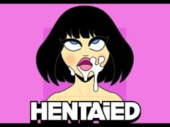 Hentaied - Amazing Cute Redhead Hot Solo Masturbation With A Huge Dildo & Perfect Ahegao Cumshot Thumb