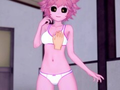 {My Hero Academia} Mina Ashido is a kinky whore gets fucked {コイカツ!/3D Hentai} Thumb